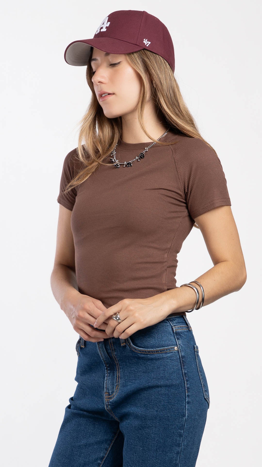 Blusa Manga Corta Mujer B Basic BB0412