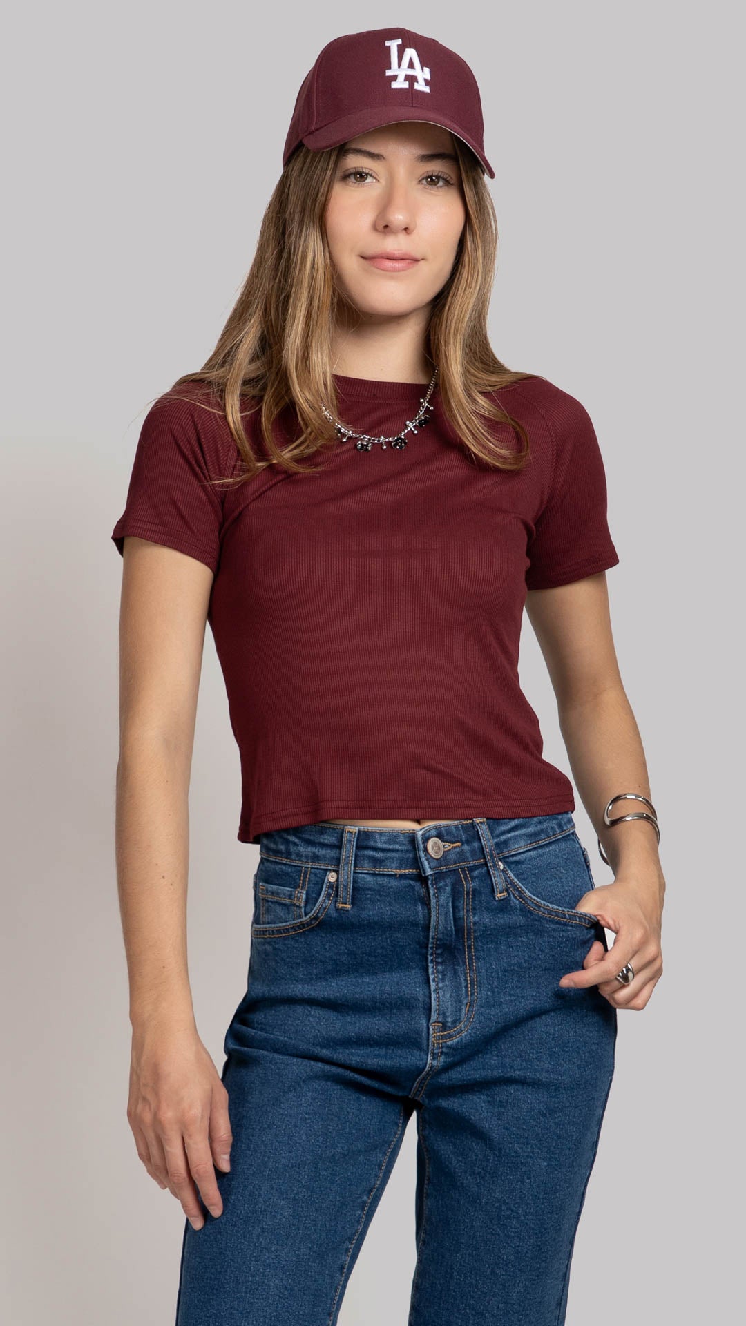 Blusa Manga Corta Mujer B Basic BB0412