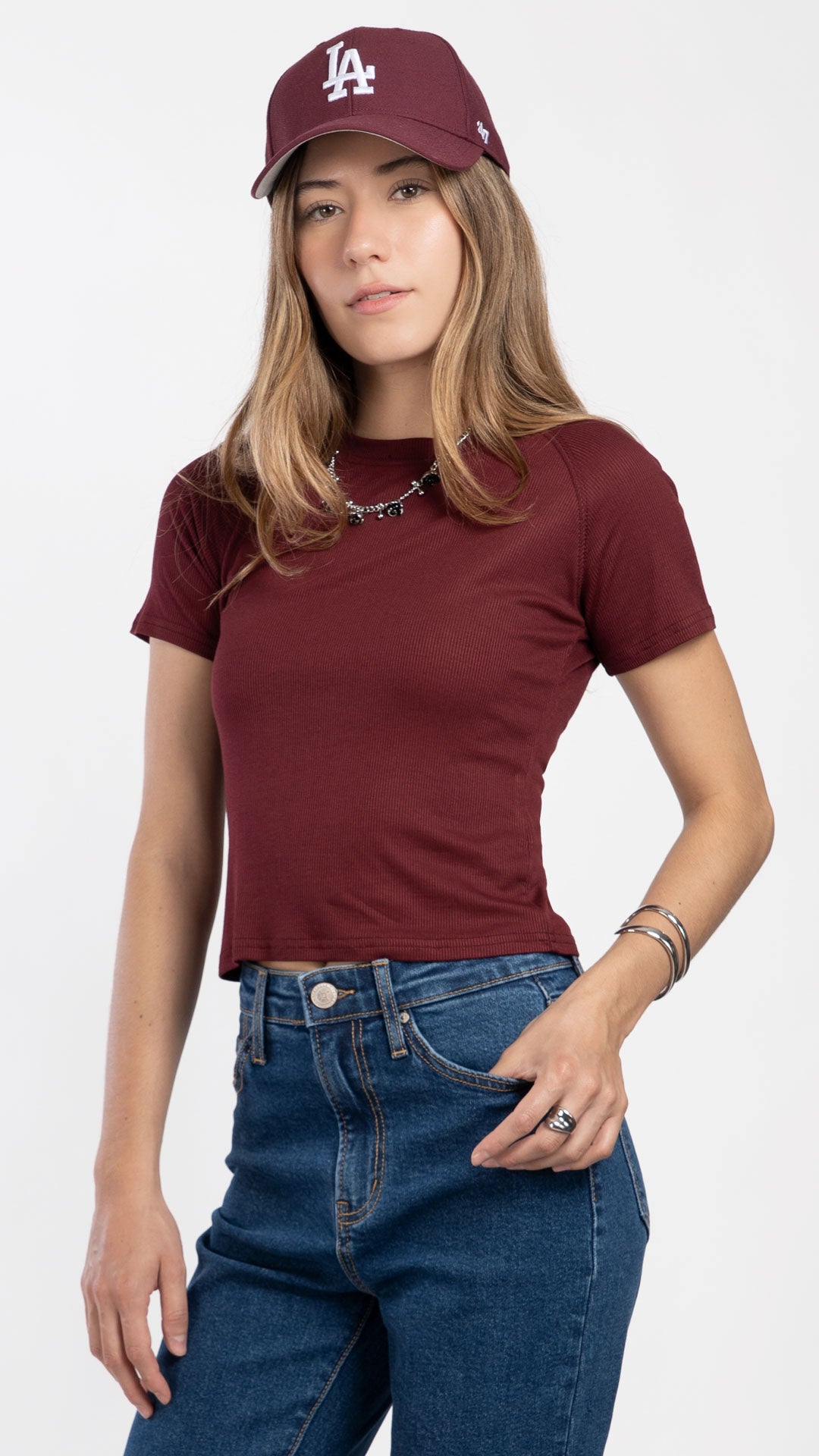 Blusa Manga Corta Mujer B Basic BB0412