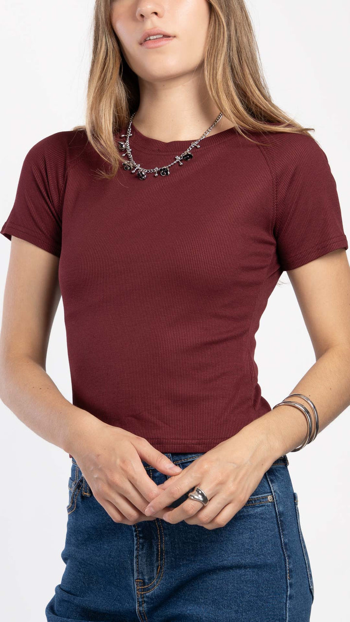 Blusa Manga Corta Mujer B Basic BB0412