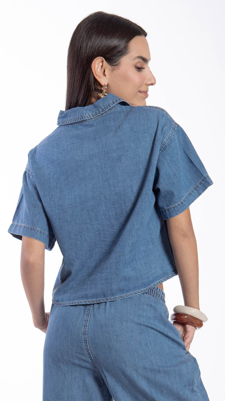 Blusa Manga Corta Mujer B Basic BB7604