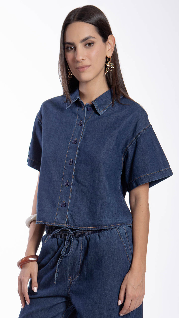 Blusa Manga Corta Mujer B Basic BB7604