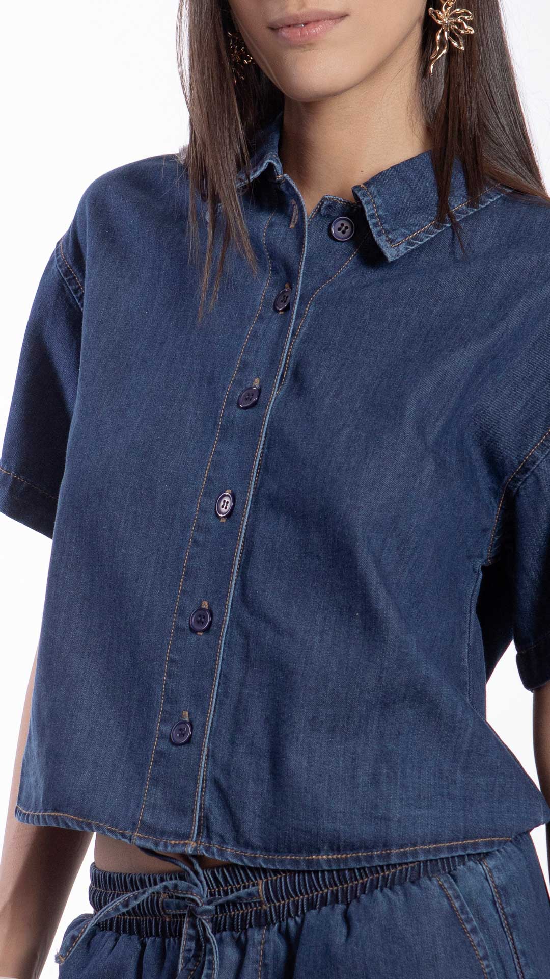 Blusa Manga Corta Mujer B Basic BB7604