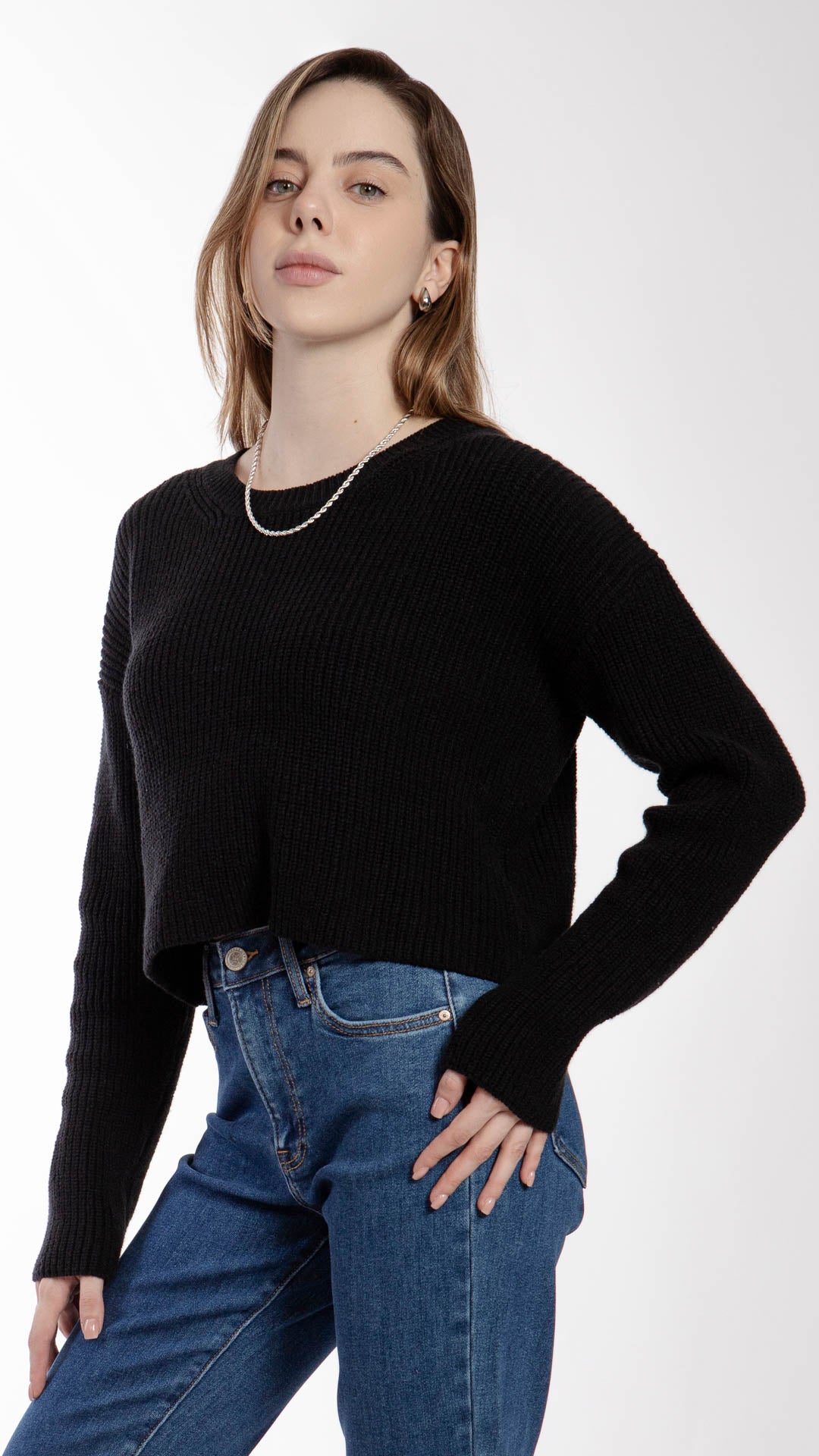 Suéter Manga Larga Mujer B Basic BB0244