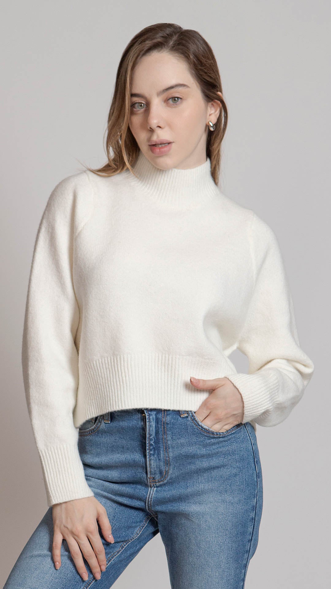 Suéter Manga Larga Mujer B Basic BB0246