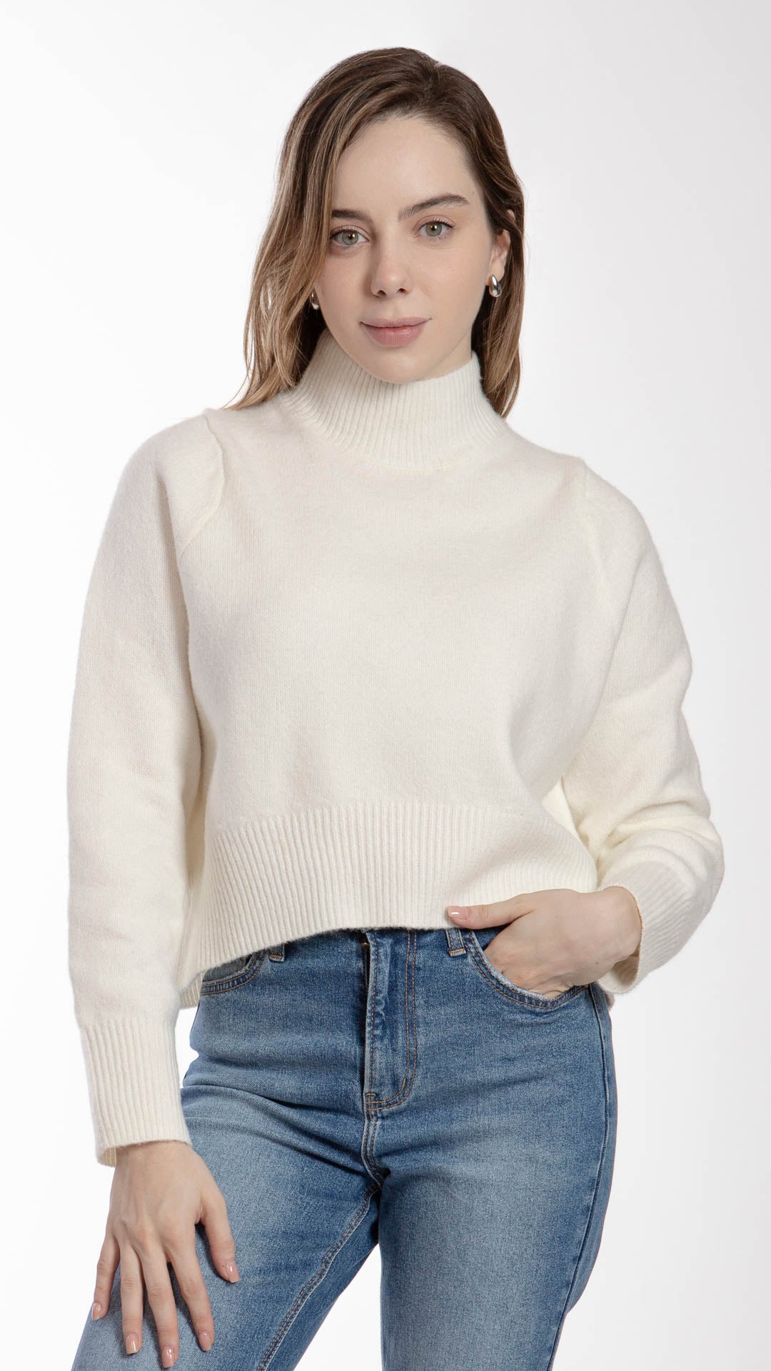 Suéter Manga Larga Mujer B Basic BB0246