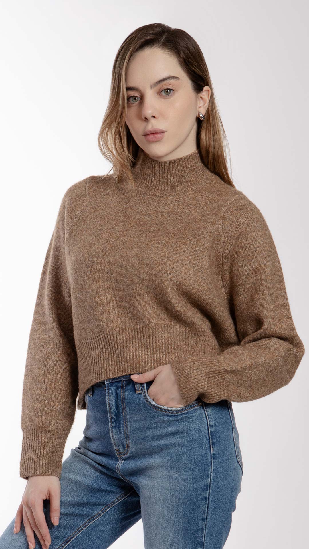 Suéter Manga Larga Mujer B Basic BB0246