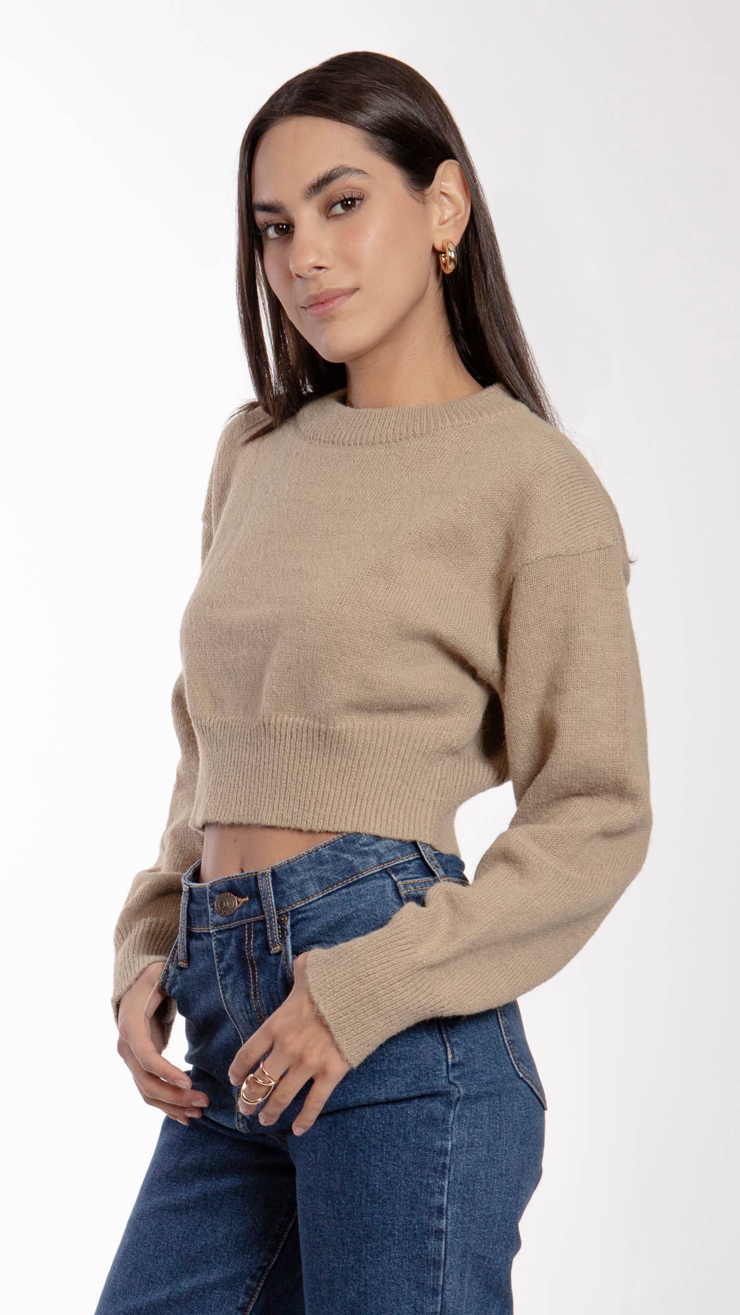 Suéter Crop Mujer B Basic BB0250