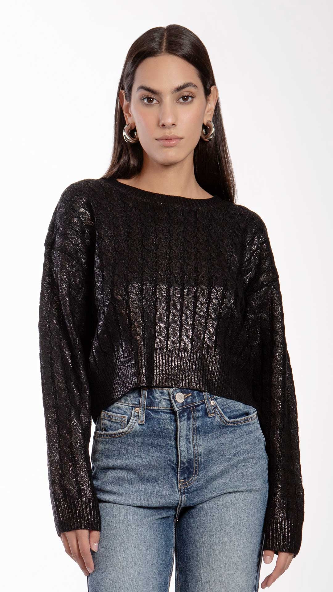 Suéter Manga Larga Mujer B Basic BB0292