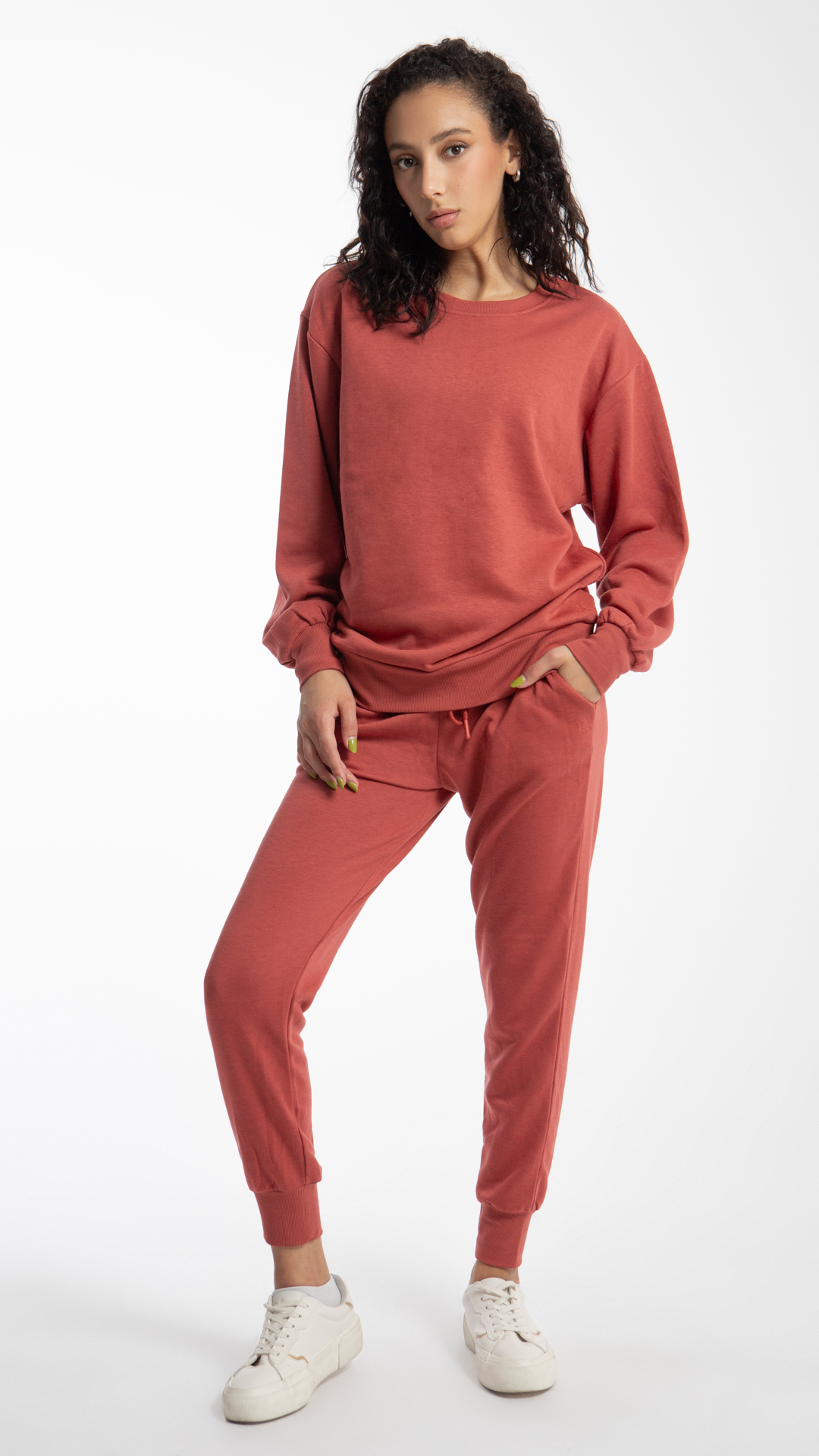 Set Pants y Sudadera Mujer B Basic BB0047