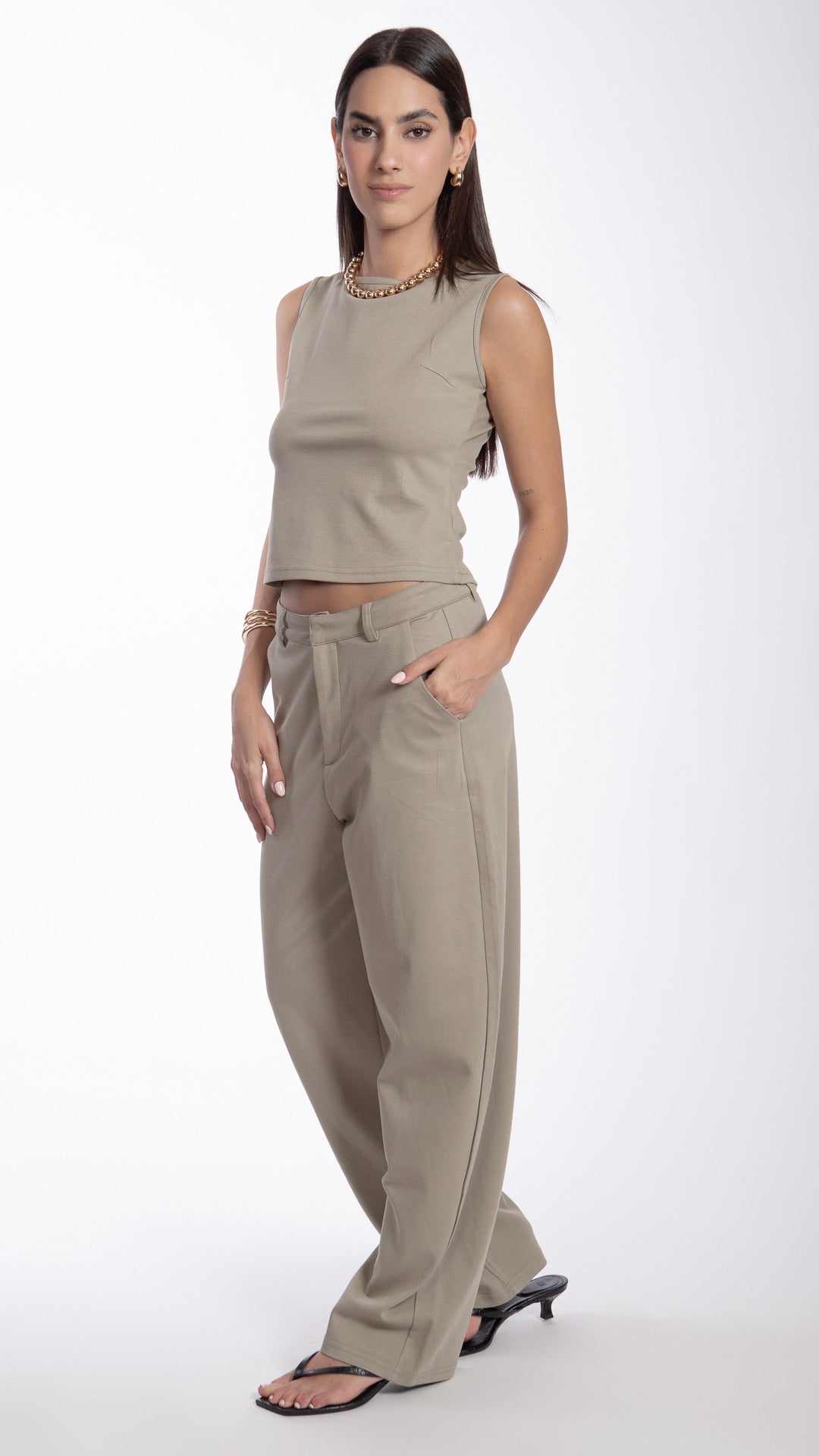 Set Sin Mangas Mujer B Basic BB0329