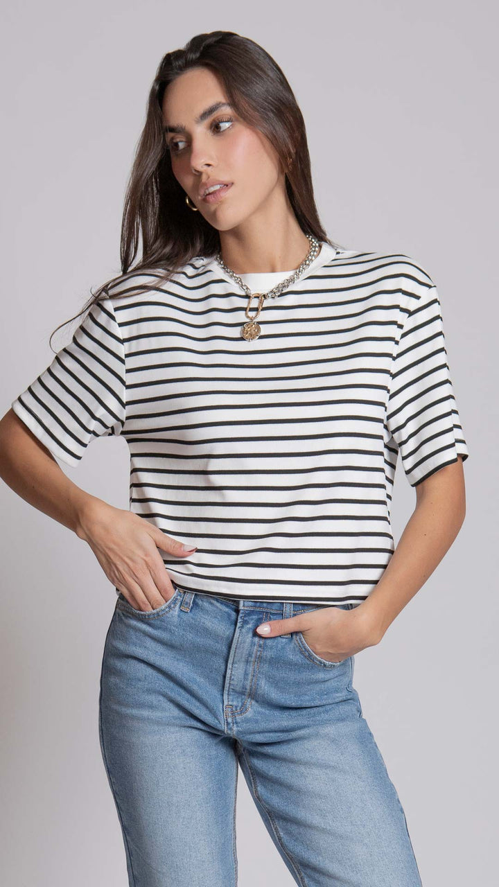 Playera Manga Corta Mujer B Basic BB0316