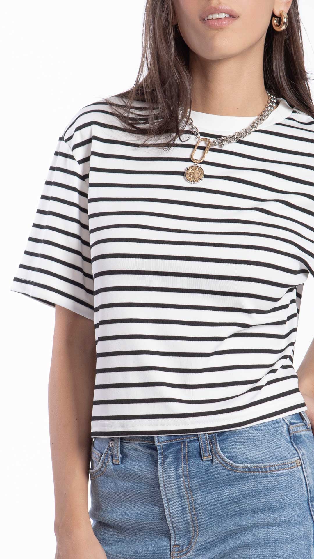 Playera Manga Corta Mujer B Basic BB0316