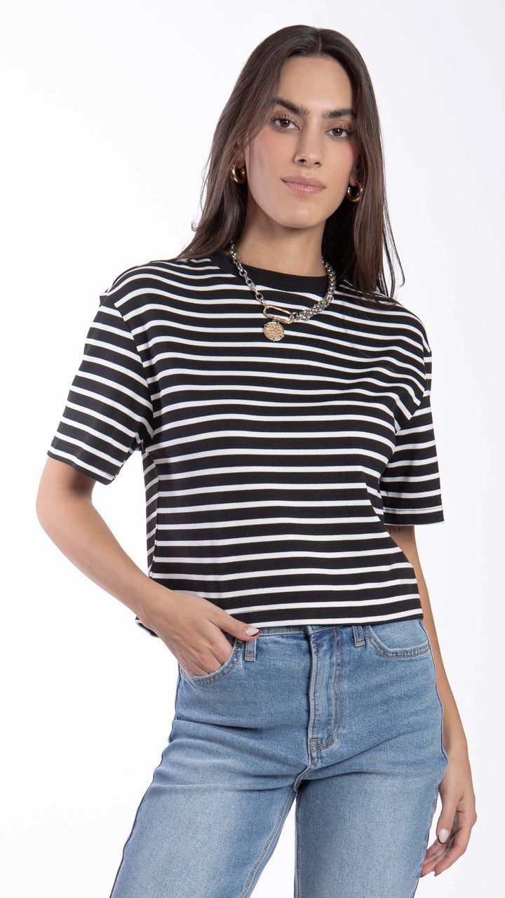 Playera Manga Corta Mujer B Basic BB0316