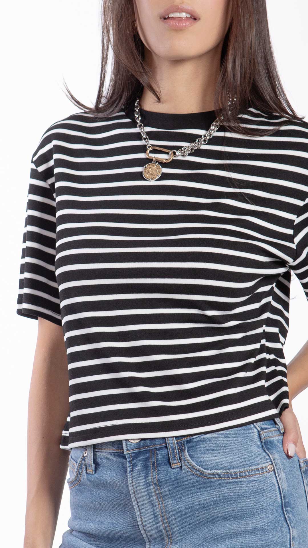 Playera Manga Corta Mujer B Basic BB0316