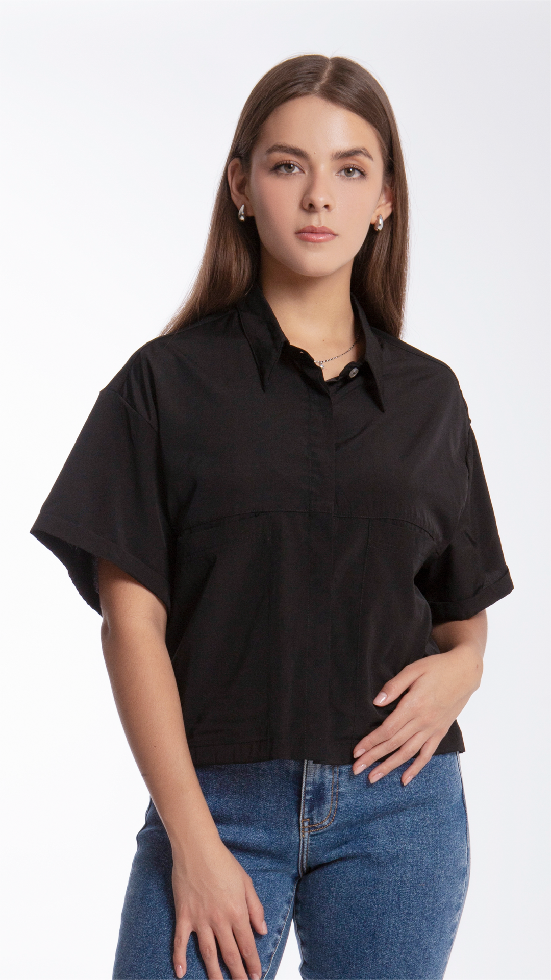 Camisa Oversize Mujer B Basic BB0148