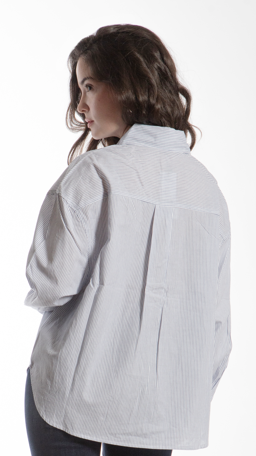 Camisa De Rayas Para Mujer B Basic BB0218