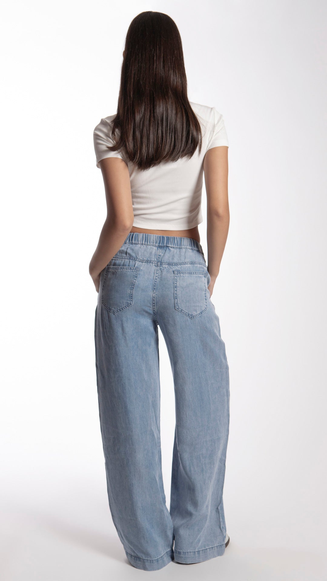 Pantalón Wide Leg Mujer B Basic BB7066
