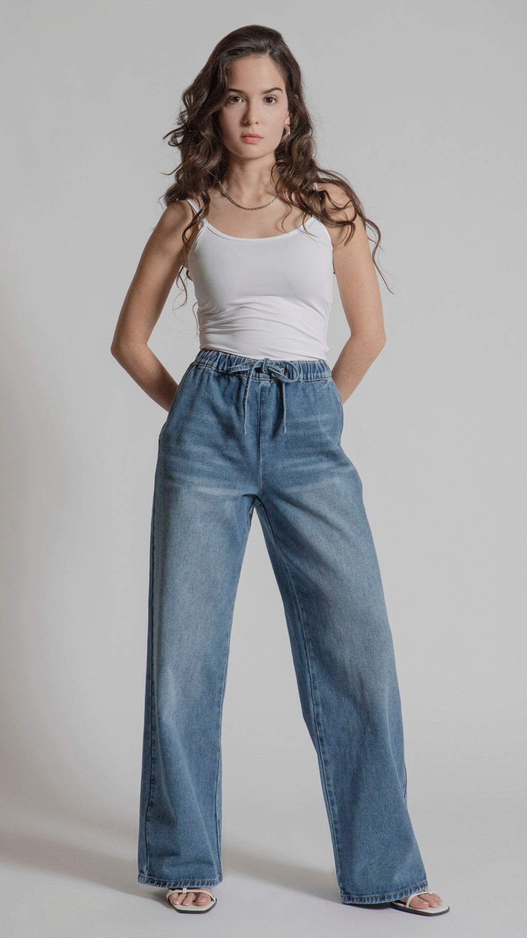 Pantalón Wide Leg Mujer B Basic BB7069