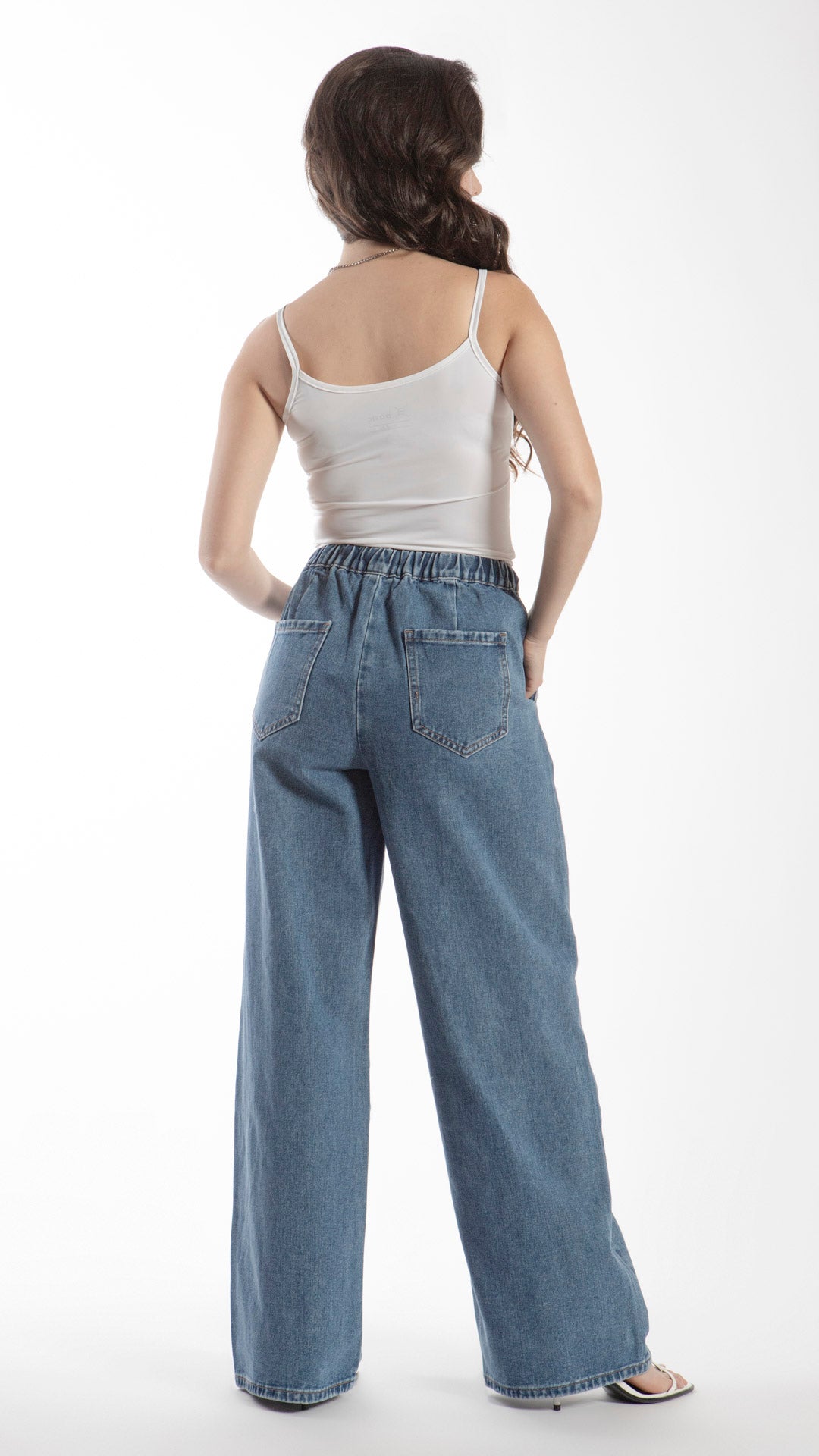 Pantalón Wide Leg Mujer B Basic BB7069