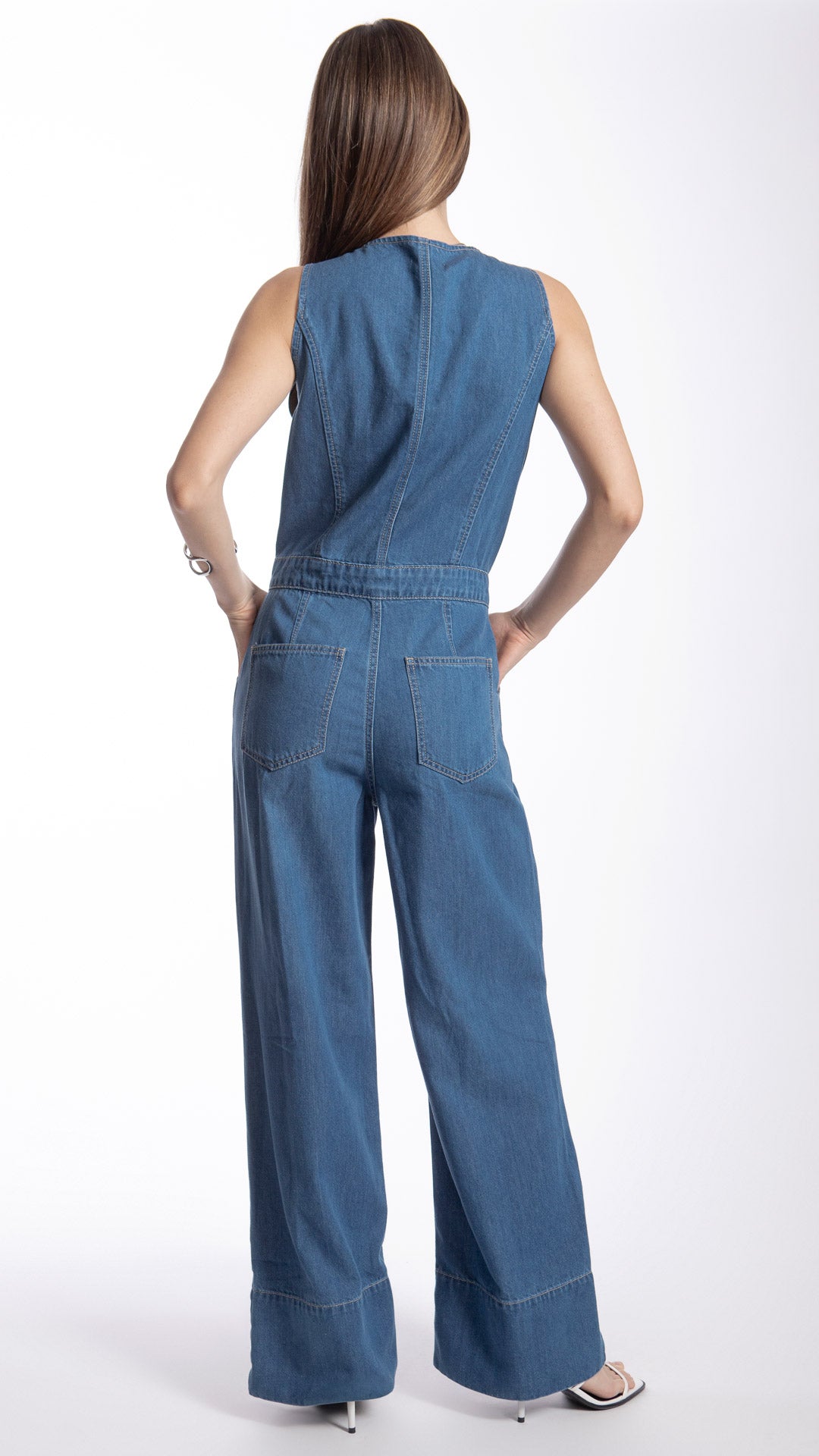 Jumpsuit Wide Leg Mujer B Basic BB7606