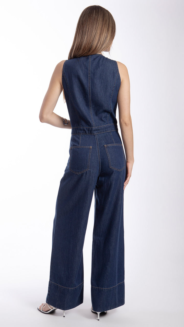Jumpsuit Wide Leg Mujer B Basic BB7606