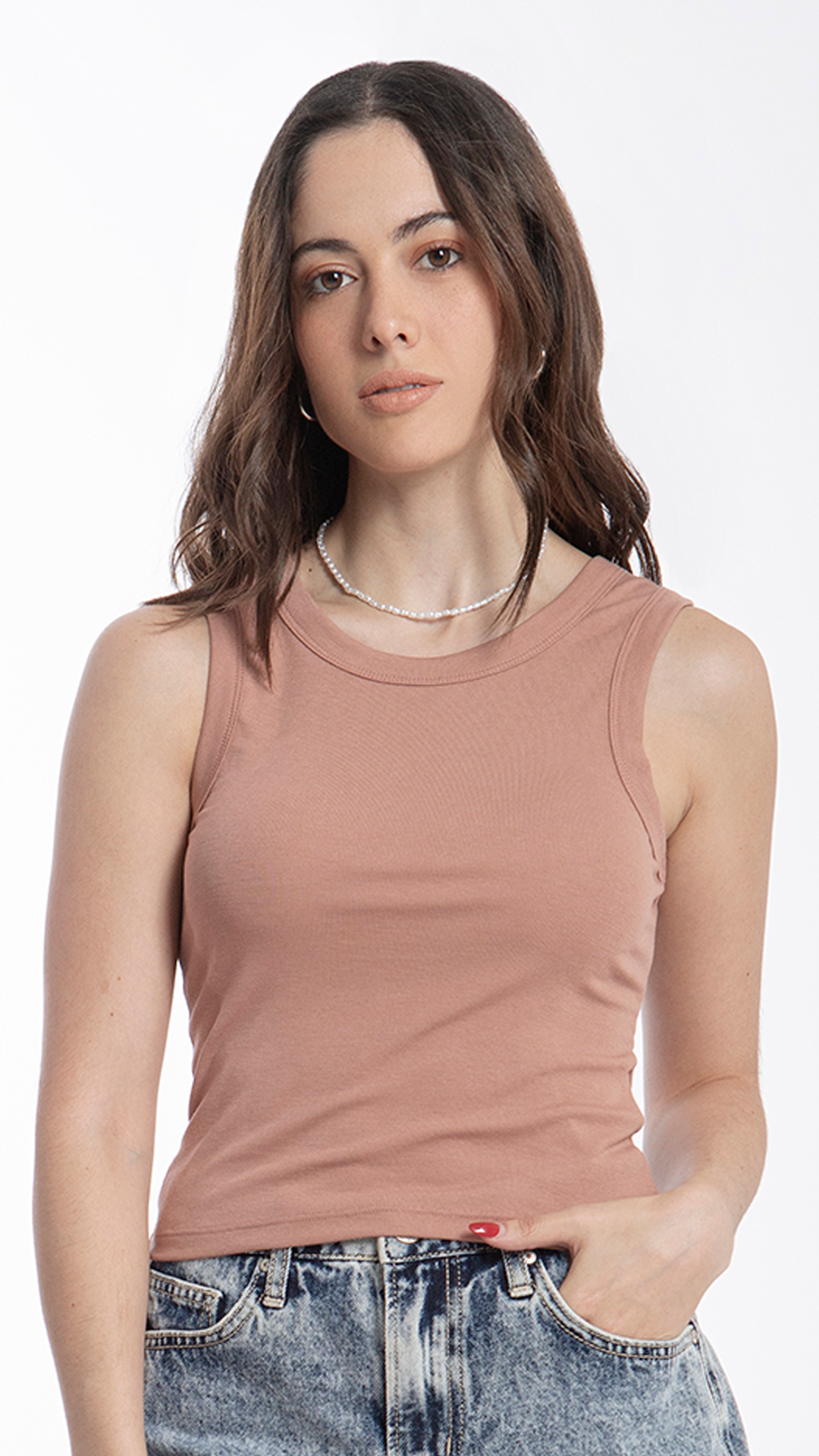 Blusa Sin Mangas Para Mujer B Basic BB0197