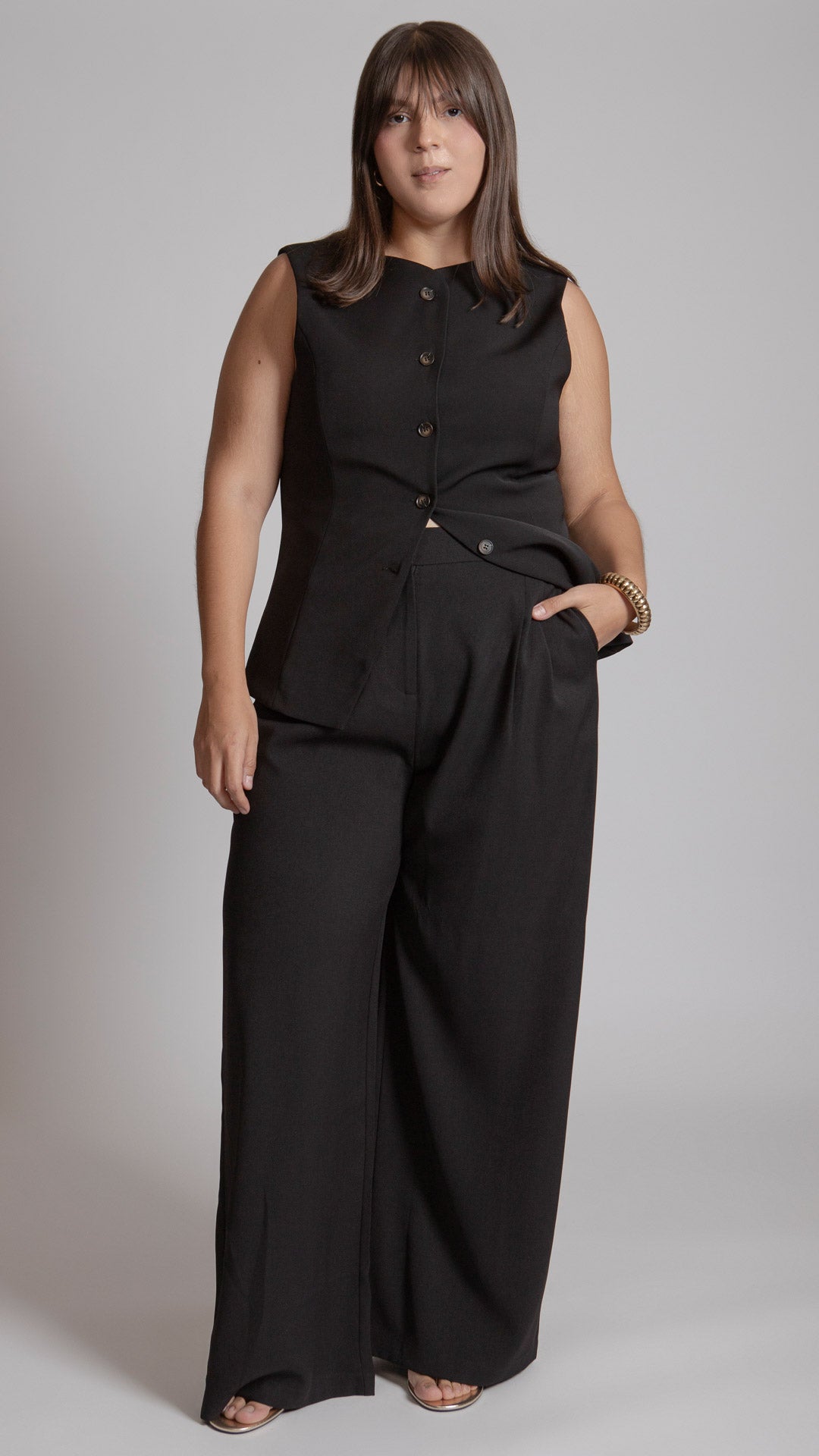 Pantalón Tipo Vestir Curvy B Basic BB0304
