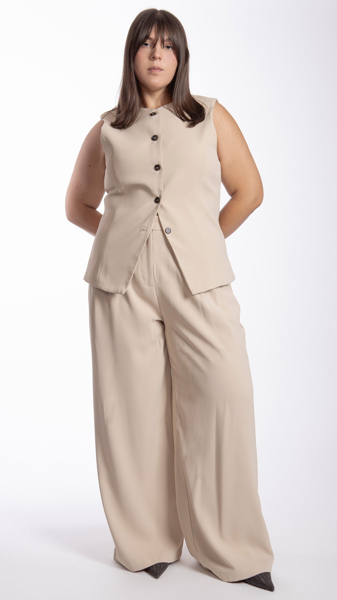 Pantalón Tipo Vestir Curvy B Basic BB0304