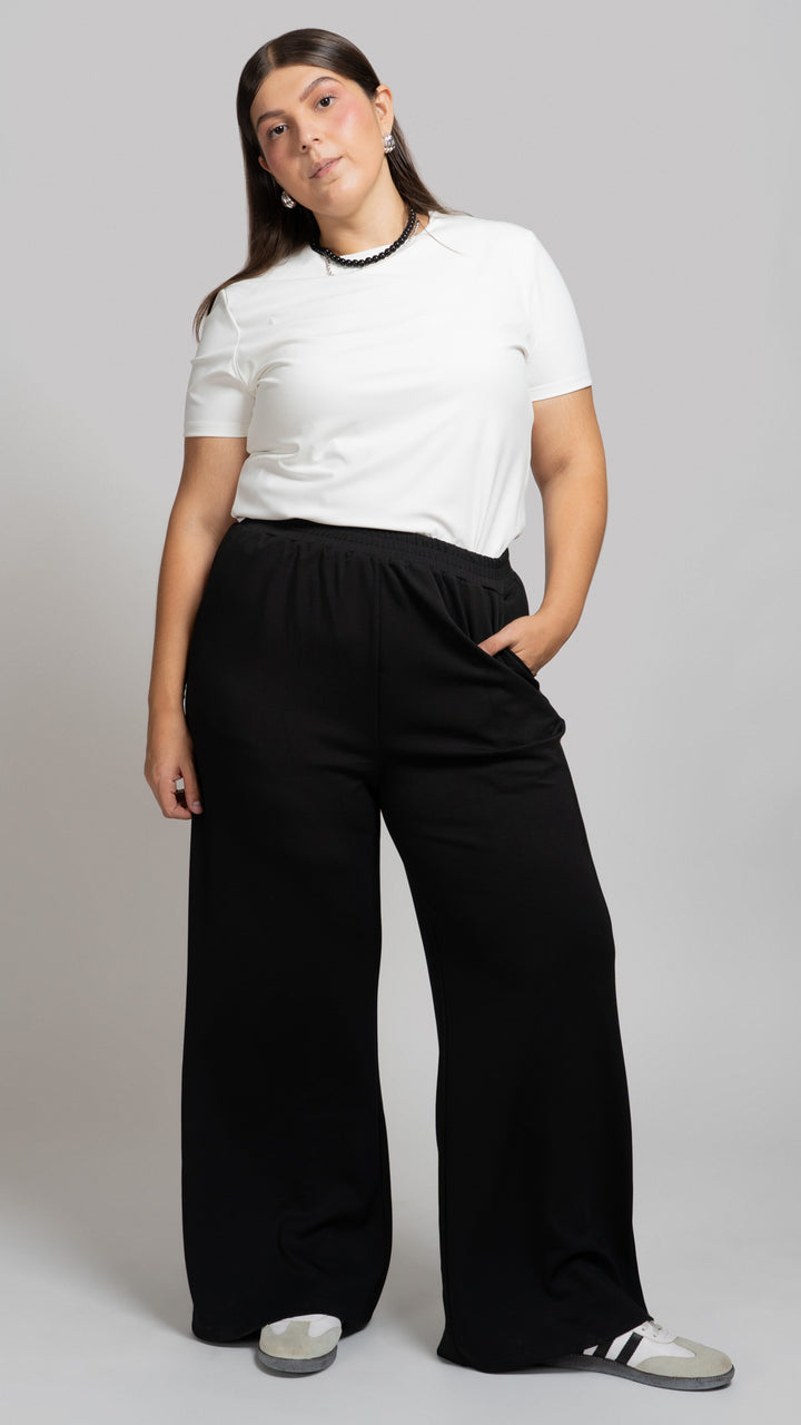 Pantalón Wide Leg Curvy B Basic BB0358