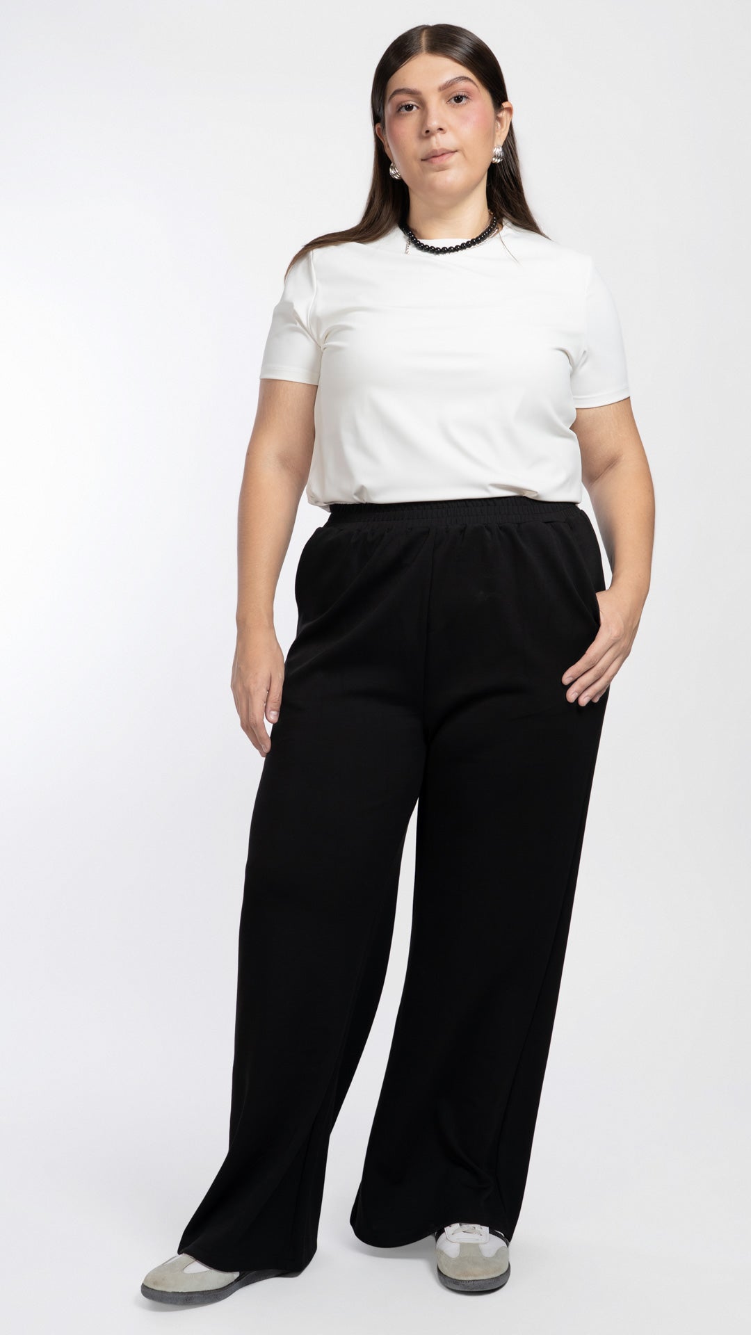 Pantalón Wide Leg Curvy B Basic BB0358