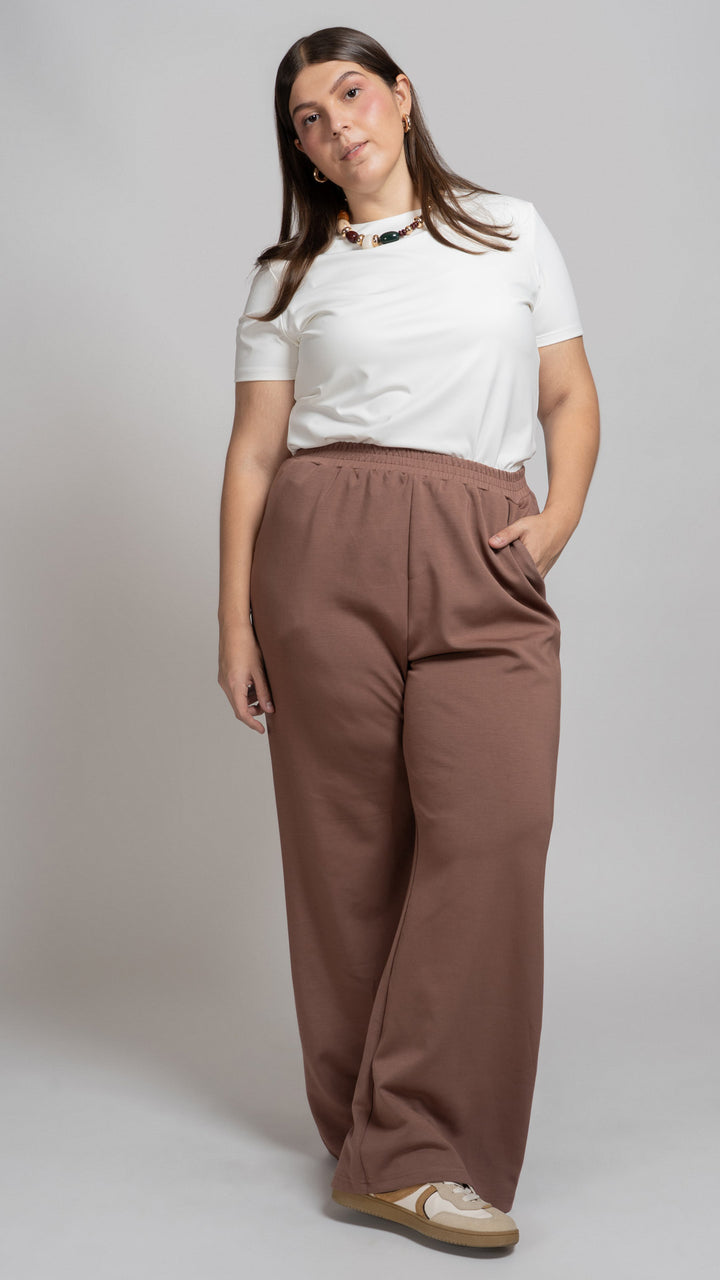Pantalón Wide Leg Curvy B Basic BB0358