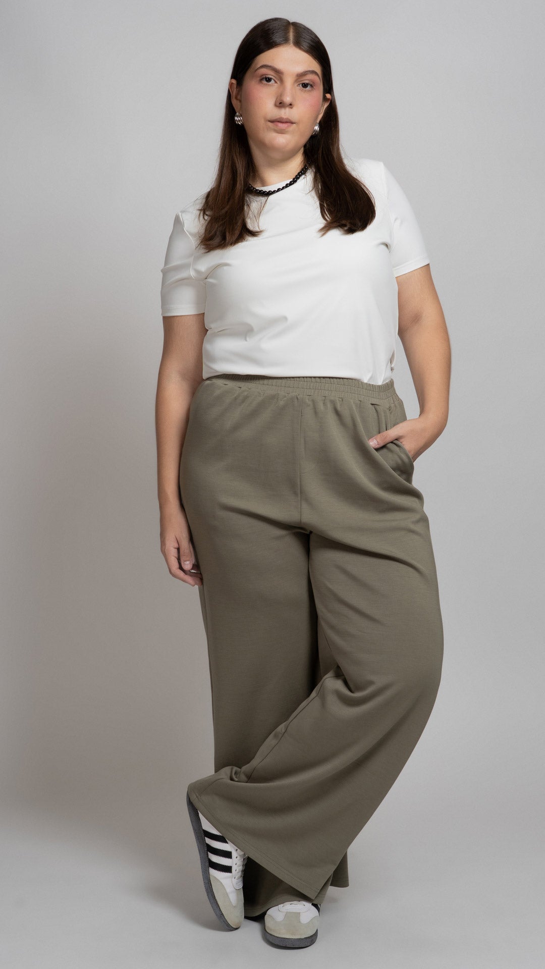 Pantalón Wide Leg Curvy B Basic BB0358