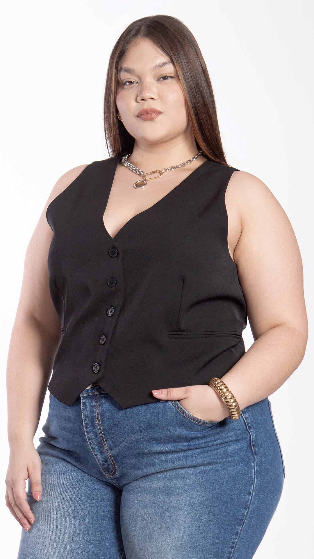 Chaleco Curvy B Basic BB0307