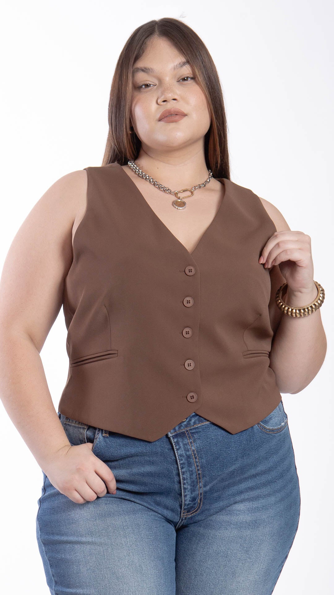 Chaleco Curvy B Basic BB0307