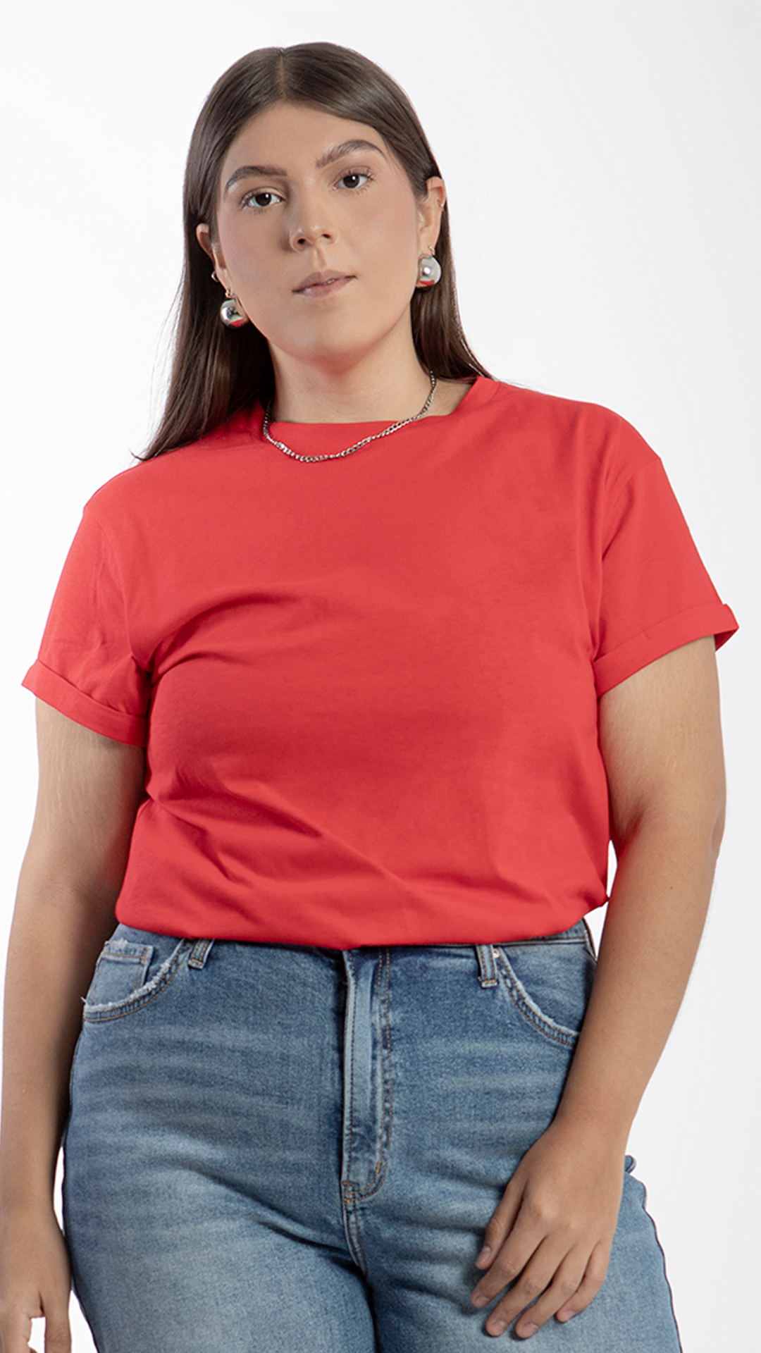 Blusa Con Manga Corta Curvy B Basic BB0011