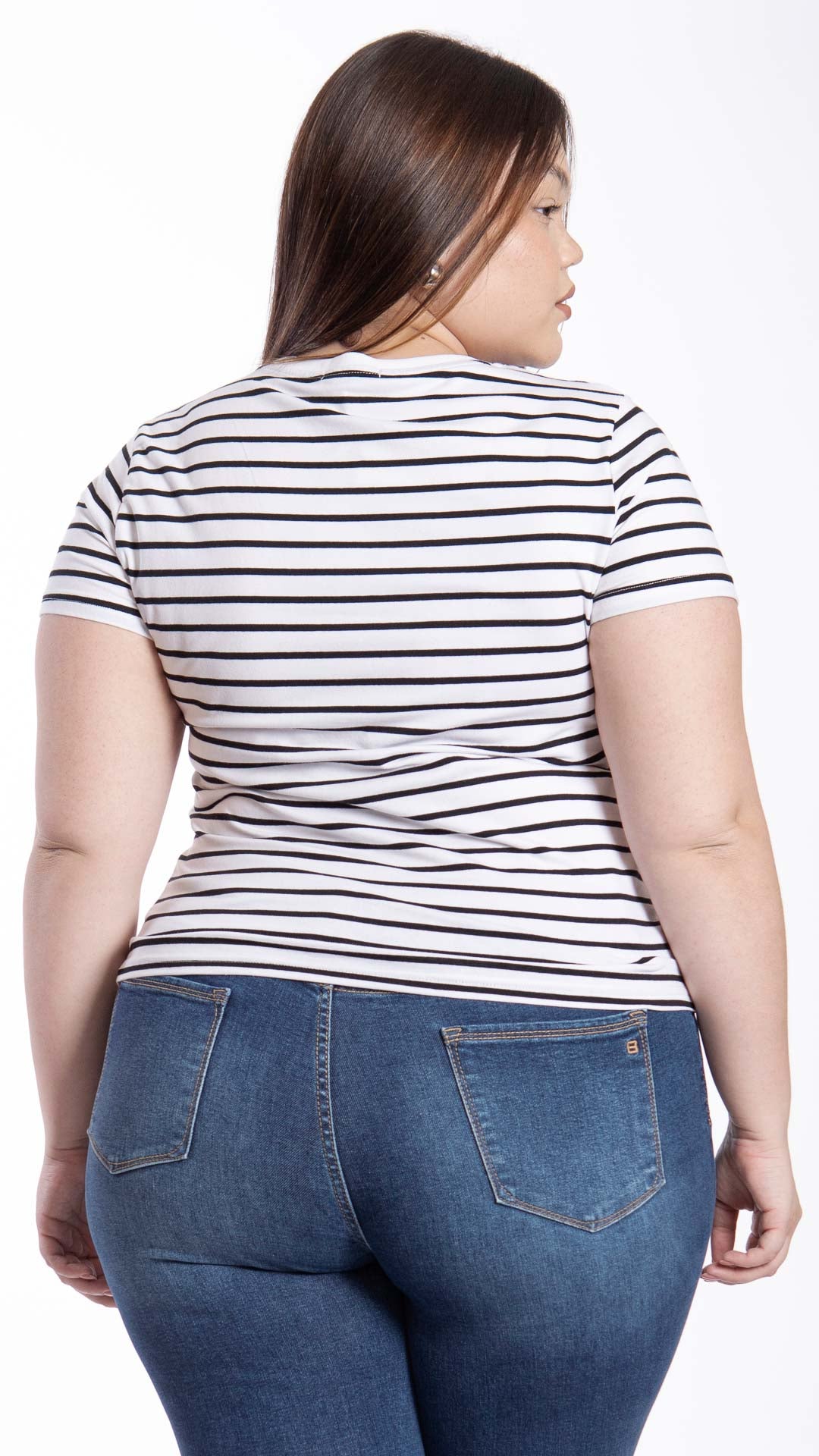 Blusa Manga Corta Curvy B Basic BB0022