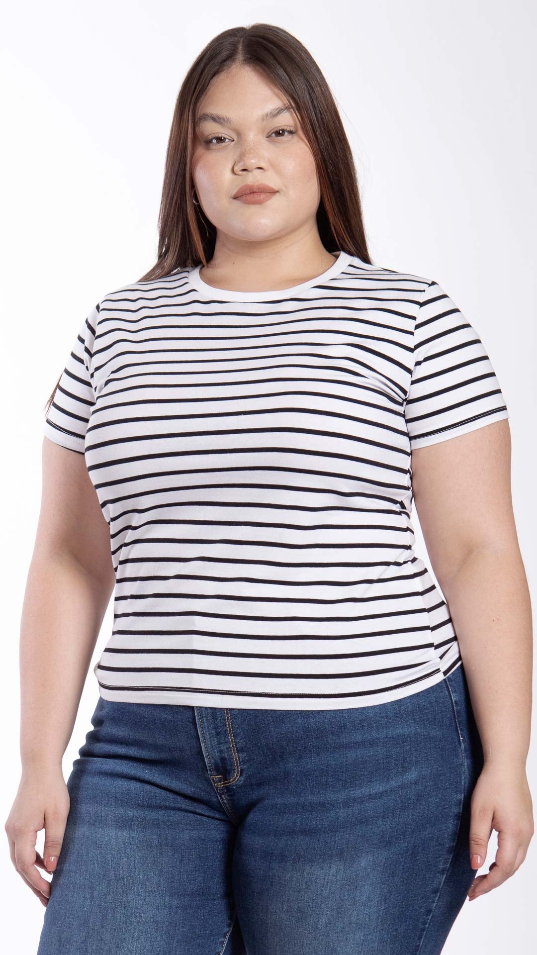 Blusa Manga Corta Curvy B Basic BB0022