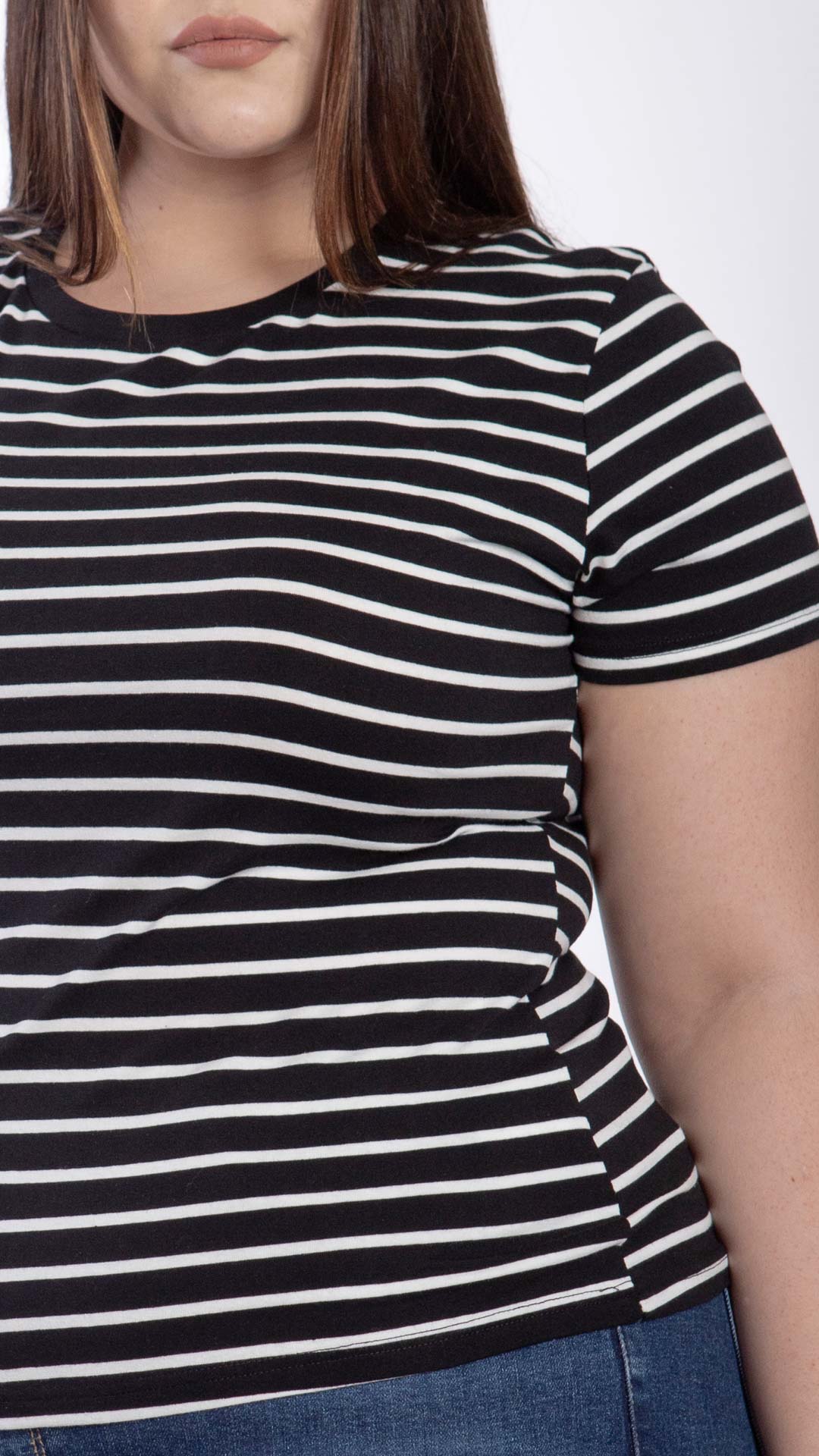 Blusa Manga Corta Curvy B Basic BB0022