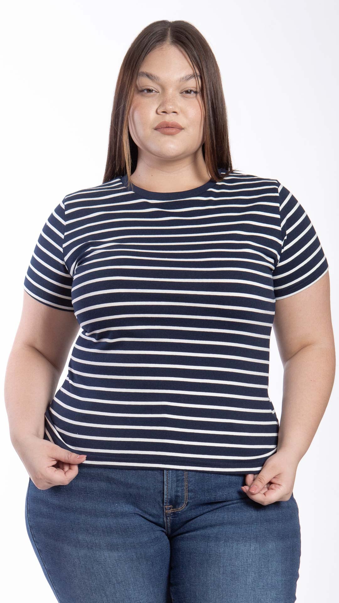 Blusa Manga Corta Curvy B Basic BB0022