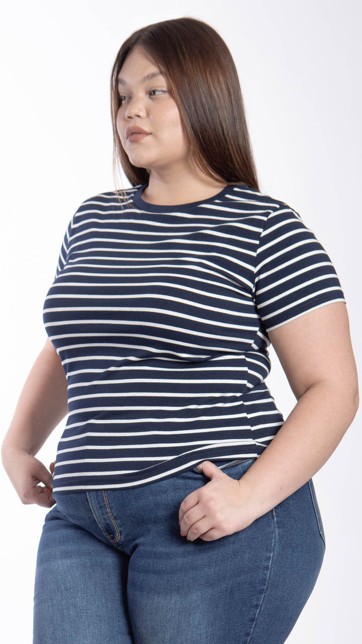Blusa Manga Corta Curvy B Basic BB0022