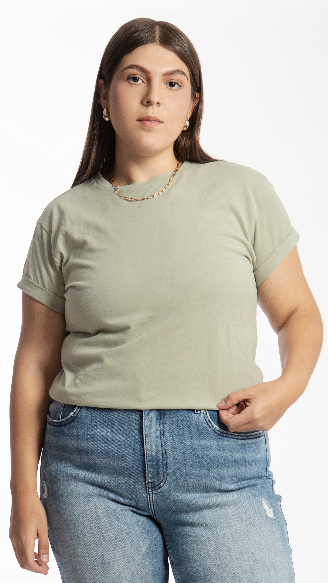 blusa-curvy-mujer-manga-corta-verde-claro-b-basic