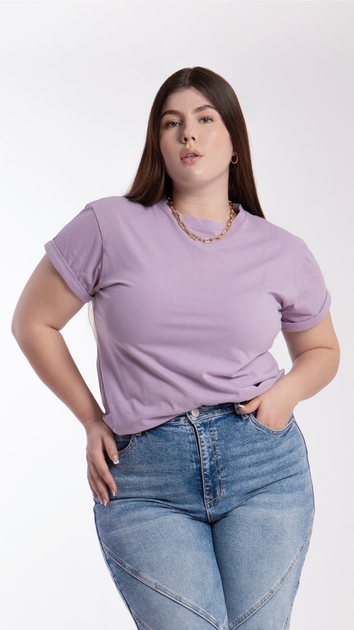 blusa-curvy-mujer-manga-corta-lila-claro-b-basic
