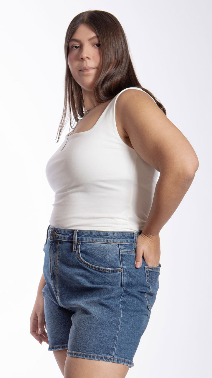 Blusa Sin Mangas Curvy B Basic BB0152