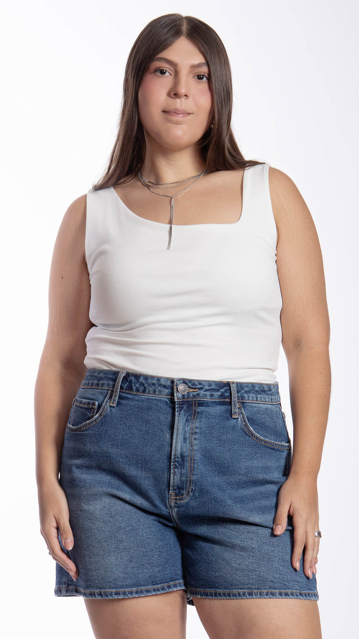 Blusa Sin Mangas Curvy B Basic BB0152