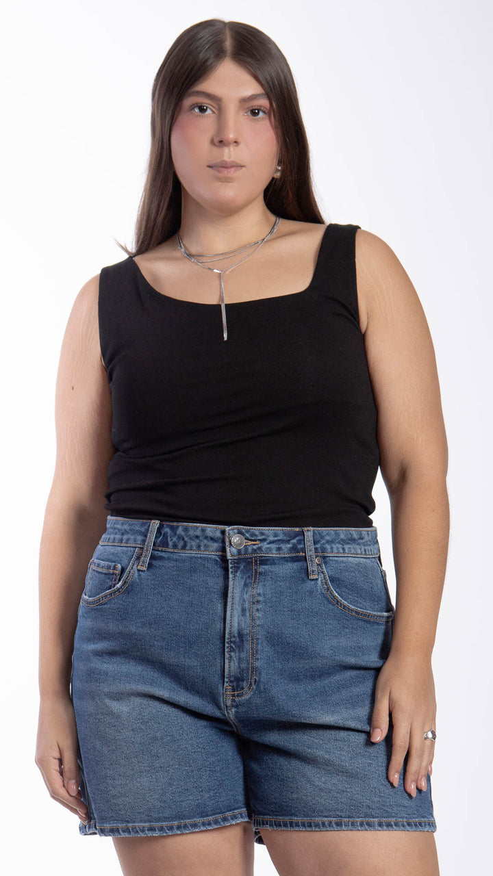 Blusa Sin Mangas Curvy B Basic BB0152