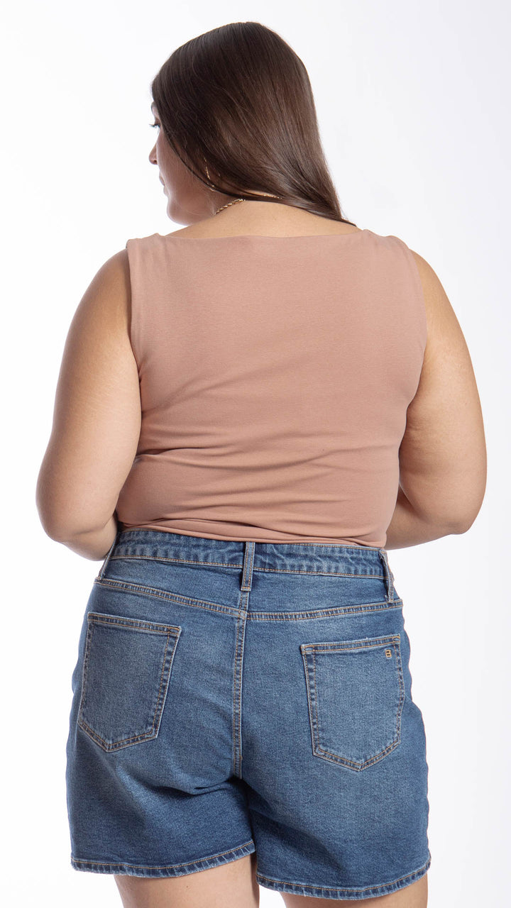 Blusa Sin Mangas Curvy B Basic BB0152