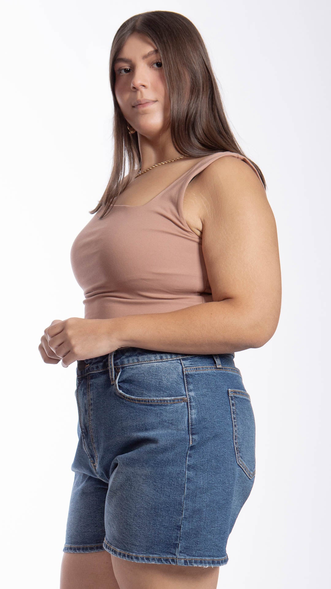 Blusa Sin Mangas Curvy B Basic BB0152