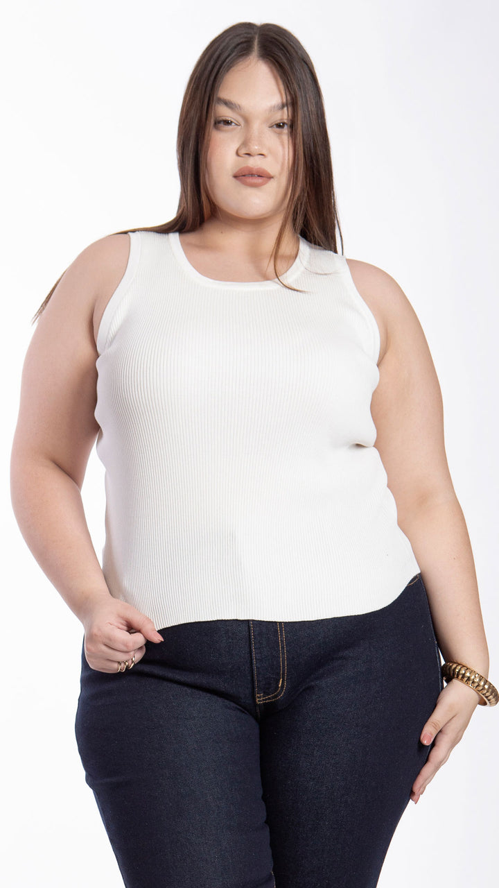 Blusa Sin Mangas Curvy B Basic BB0185