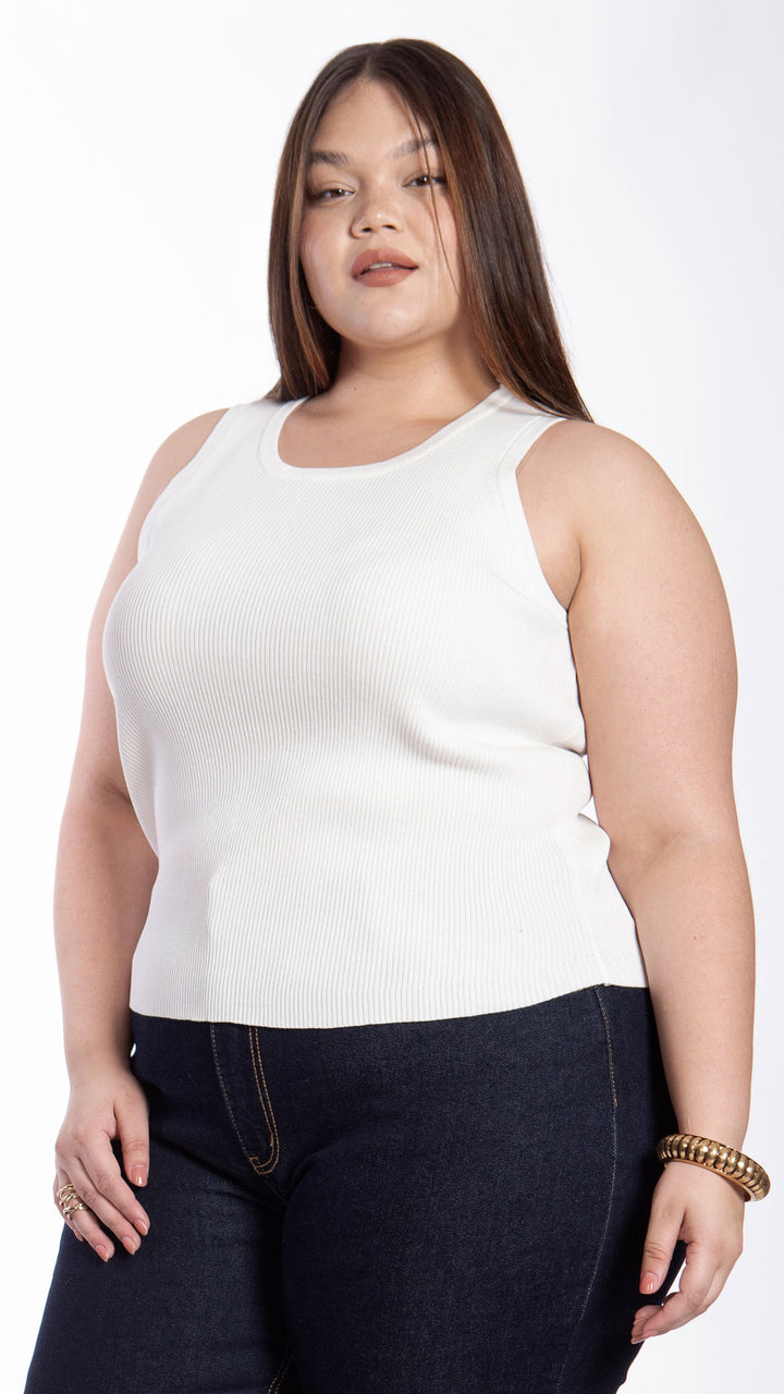 Blusa Sin Mangas Curvy B Basic BB0185